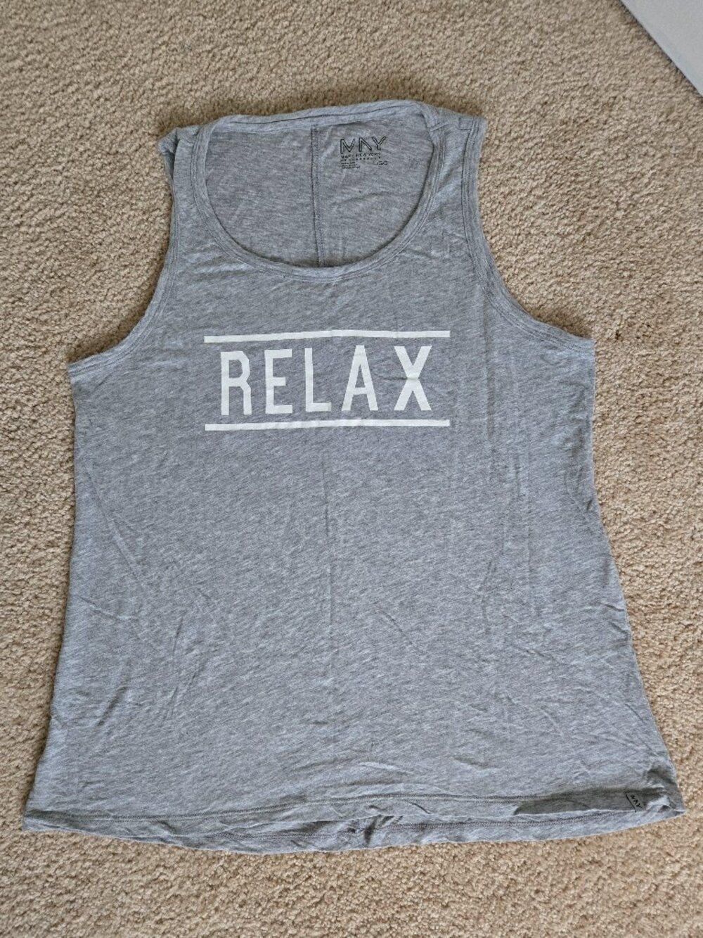 Marc New York RELAX grey/ gray tank top
